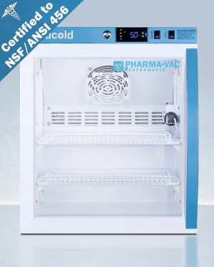 Summit ARG2PV456LHD 2 Cu.Ft. Compact Vaccine Refrigerator, Certified To Nsf/Ansi 456 Vaccine Storage Standard