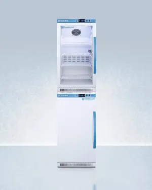Summit ARG31PVBIADAAFZ2PVBIADASTACKLHD 20" Wide Performance Series All-Refrigerator/All-Freezer Combination