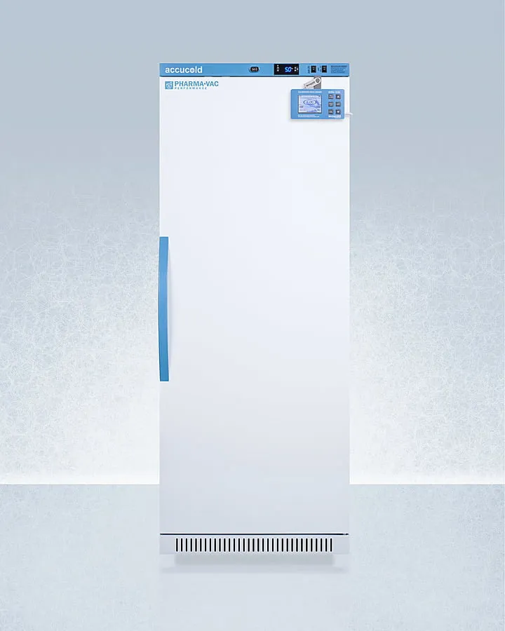 Summit ARS12PVDL2B Performance Series Pharma-Vac 12 Cu.Ft. Upright All-Refrigerator For Vaccine Storage With Factory-Installed Data Logger, Antimicrobial Silver-Ion Handle, And Hospital Grade Cord With 'Green Dot' Plug