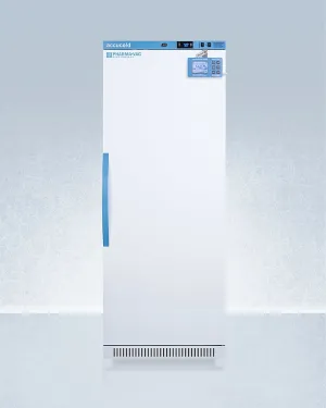 Summit ARS12PVDL2B Performance Series Pharma-Vac 12 Cu.Ft. Upright All-Refrigerator For Vaccine Storage With Factory-Installed Data Logger, Antimicrobial Silver-Ion Handle, And Hospital Grade Cord With 'Green Dot' Plug