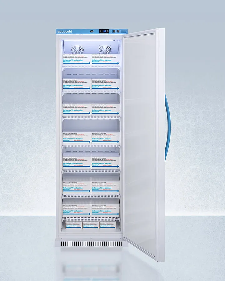 Summit ARS15PVDL2B Performance Series Pharma-Vac 15 Cu.Ft. Upright All-Refrigerator For Vaccine Storage With Factory-Installed Data Logger, With Antimicrobial Silver-Ion Handle And Hospital Grade Cord With 'Green Dot' Plug