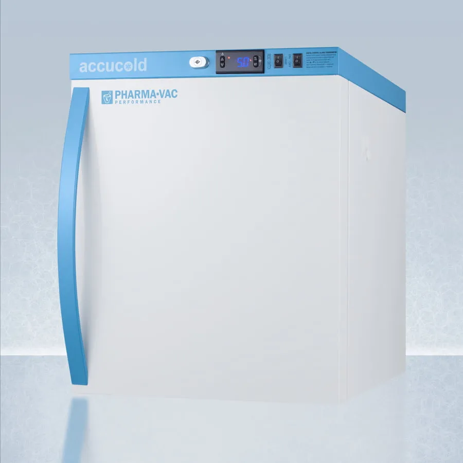 Summit ARS1PV Performance Series Pharma-Vac 1 Cu.Ft. Compact All-Refrigerator For Vaccine Storage