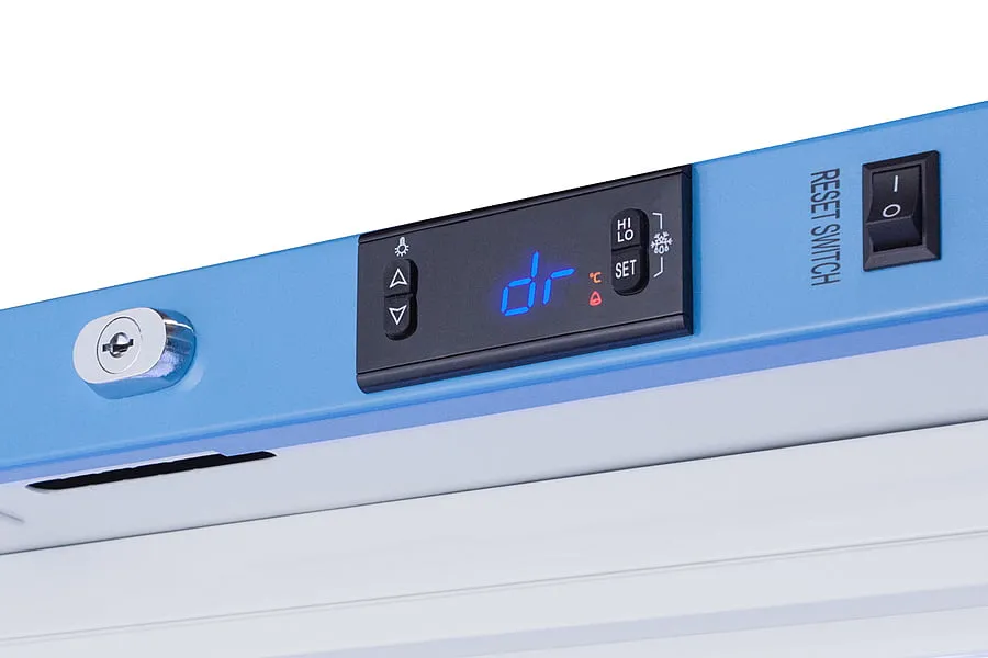 Summit ARS1PVDL2B Performance Series Pharma-Vac 1 Cu.Ft. Compact All-Refrigerator For Vaccine Storage With Factory-Installed Data Logger, Antimicrobial Silver-Ion Handle, And Hospital Grade Cord With 'Green Dot' Plug