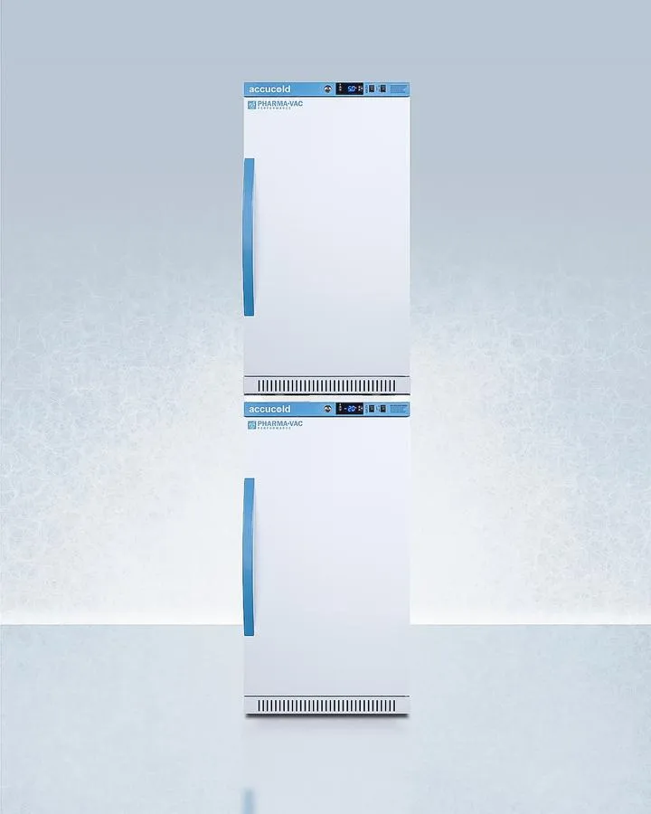 Summit ARS32PVBIADAAFZ2PVBIADASTACK 20" Wide Performance Series All-Refrigerator/All-Freezer Combination