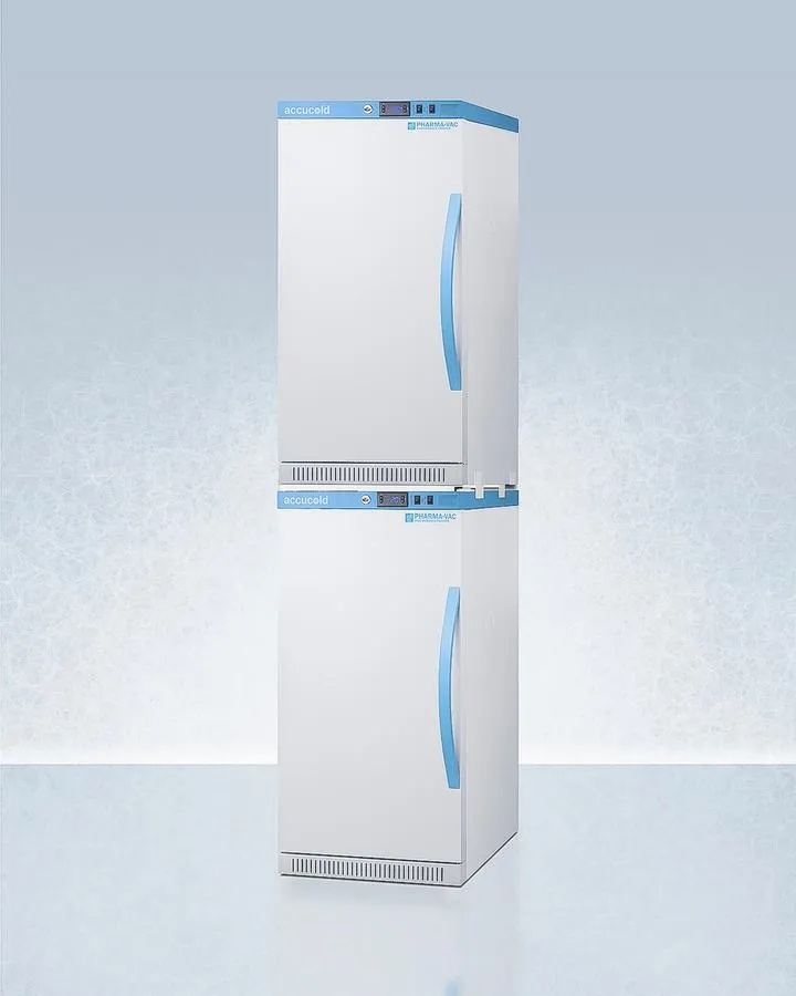 Summit ARS32PVBIADAAFZ2PVBIADASTACKLHD 20" Wide Performance Series All-Refrigerator/All-Freezer Combination