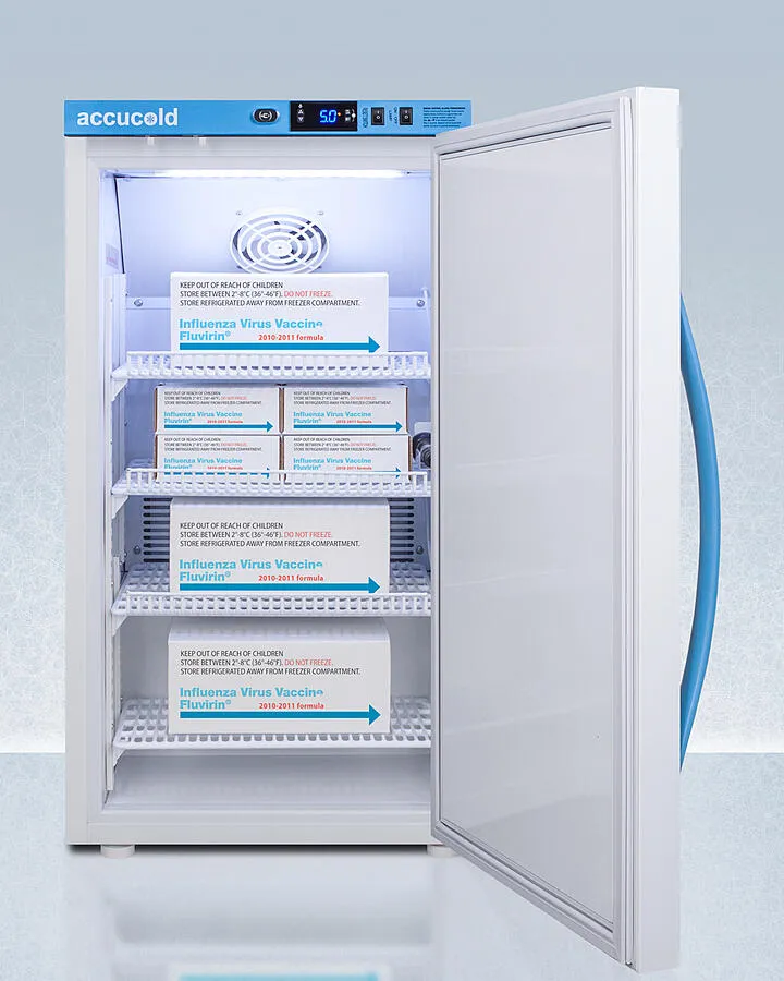 Summit ARS3PVDL2B Performance Series Pharma-Vac 3 Cu.Ft. Counter Height All-Refrigerator For Vaccine Storage With Factory-Installed Data Logger And Hospital Grade Cord With 'Green Dot' Plug