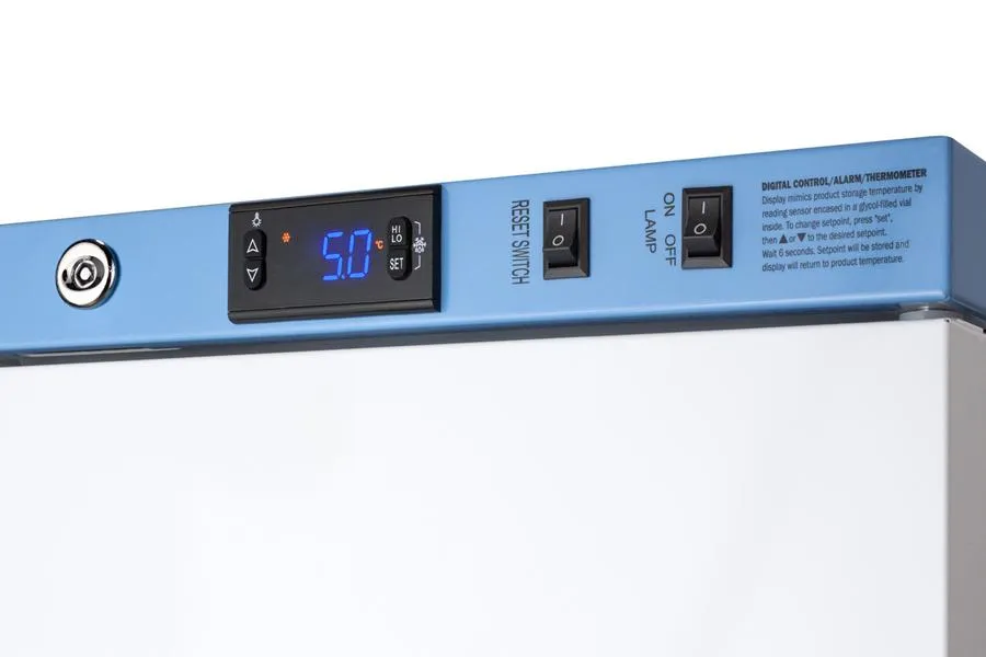 Summit ARS62PVBIADADL2B 6 Cu.Ft. Vaccine Refrigerator, Ada Height