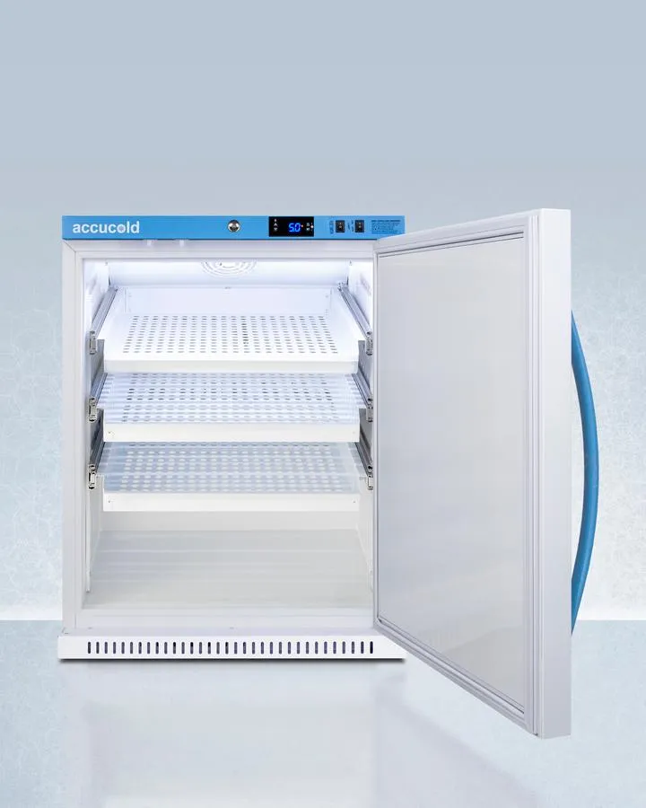Summit ARS62PVBIADADR 6 Cu.Ft. Ada Height Vaccine Refrigerator, With Removable Drawers