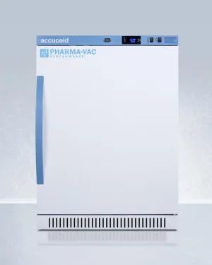 Summit ARS6PVDR Performance Series Pharma-Vac 6 Cu.Ft. Freestanding Ada Height All-Refrigerator For Vaccine Storage With Three Removable Ventilated Drawers, Antimicrobial Silver-Ion Handle, And Hospital Grade Cord With 'Green Dot' Plug