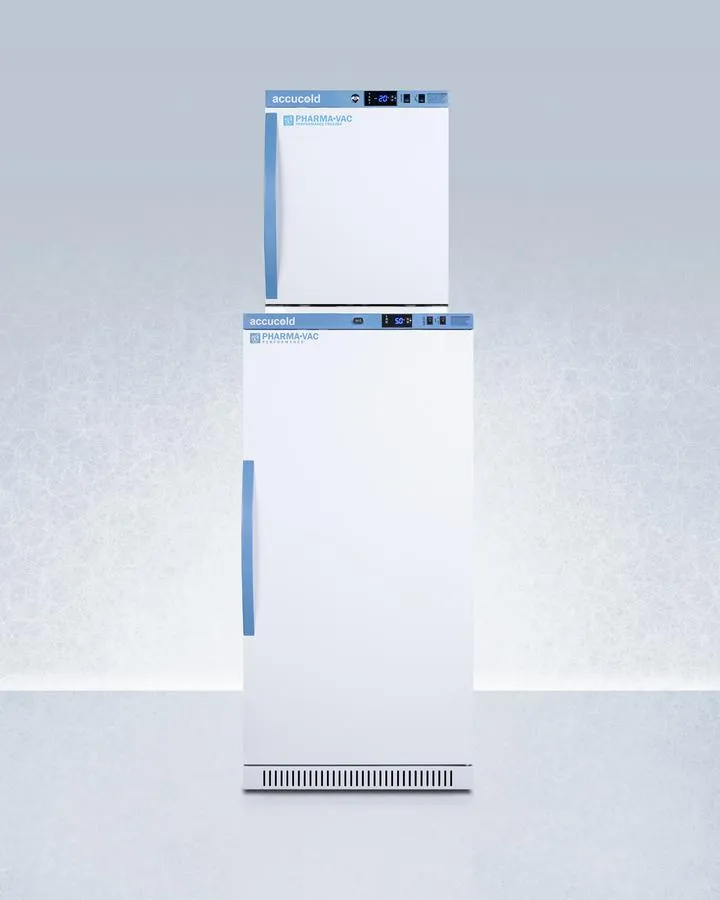 Summit ARS8PVAFZ1PVSTACK 24" Wide Performance Series All-Refrigerator/All-Freezer Combination