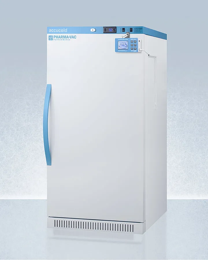 Summit ARS8PVDL2B Performance Series Pharma-Vac 8 Cu.Ft. Upright All-Refrigerator For Vaccine Storage With Factory-Installed Data Logger, Antimicrobial Silver-Ion Handle, And Hospital Grade Cord With 'Green Dot' Plug