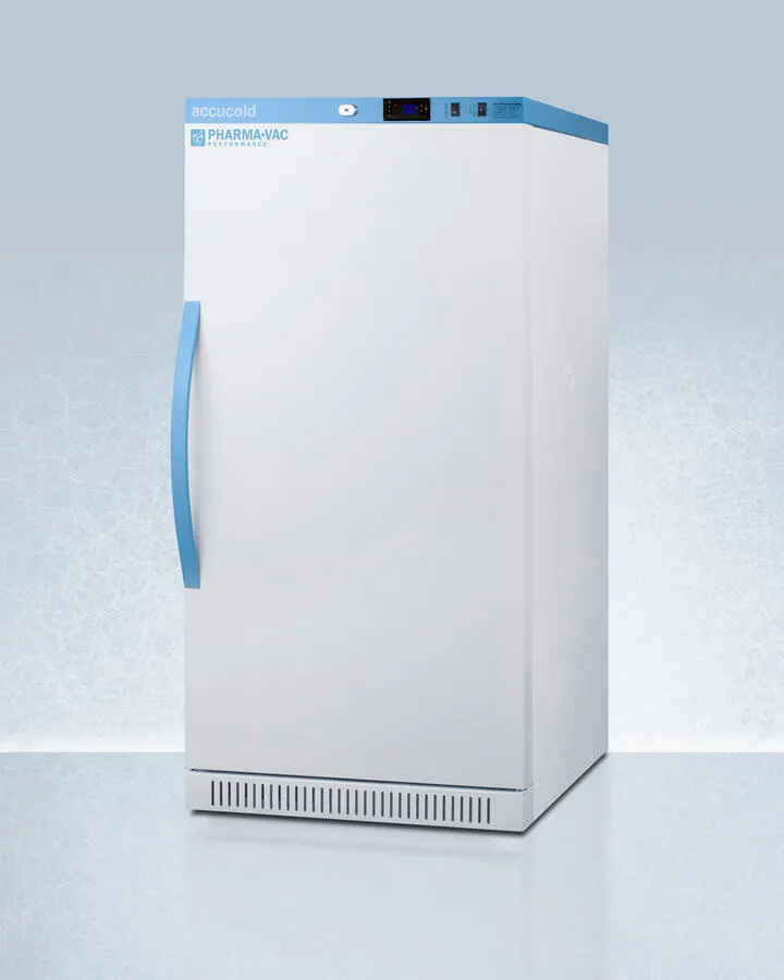 Summit ARS8PVDR Performance Series Pharma-Vac 8 Cu.Ft. Upright All-Refrigerator For Vaccine Storage With Four Ventilated Removable Drawers, Antimicrobial Silver-Ion Handle, And A Hospital Grade Cord With 'Green Dot' Plug