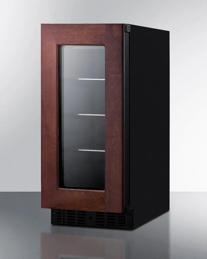 Summit ASDG1521PNRLHD 15" Wide Built-In Beverage Center, Ada Compliant (Panel Not Included)