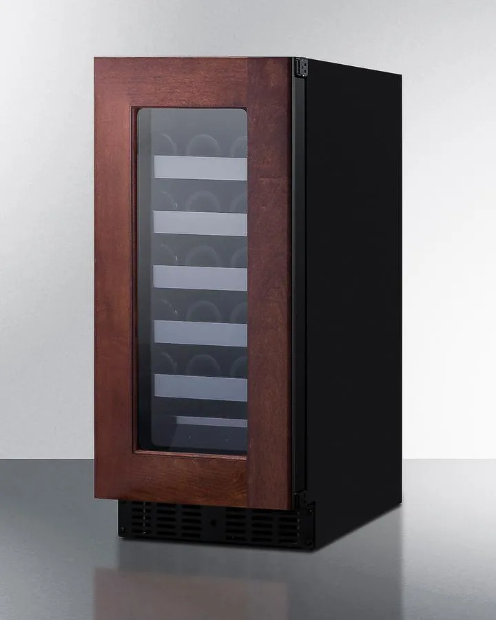 Summit ASDW1522PNRLHD 15" Wide Built-In Wine Cellar, Ada Compliant (Panel Not Included)