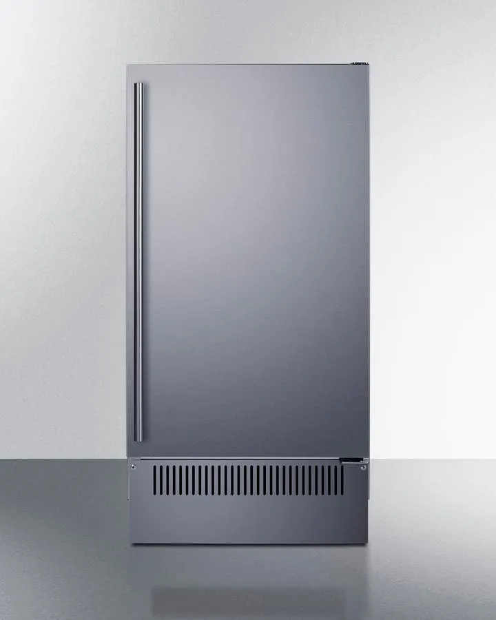 Summit BIM182OS 18" Wide Outdoor Clear Icemaker