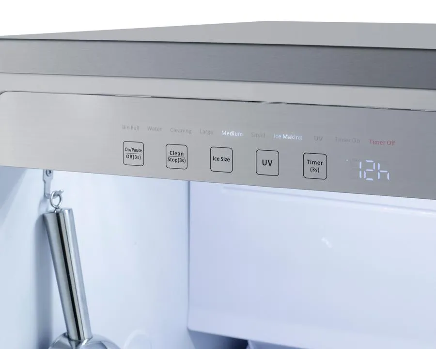 Summit BIM182OSIF 18" Wide Clear Outdoor Icemaker (Panel Not Included)