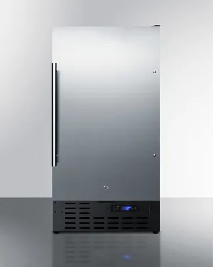 Summit BIM18SS 18" 8 Lb. Drain-Free Icemaker