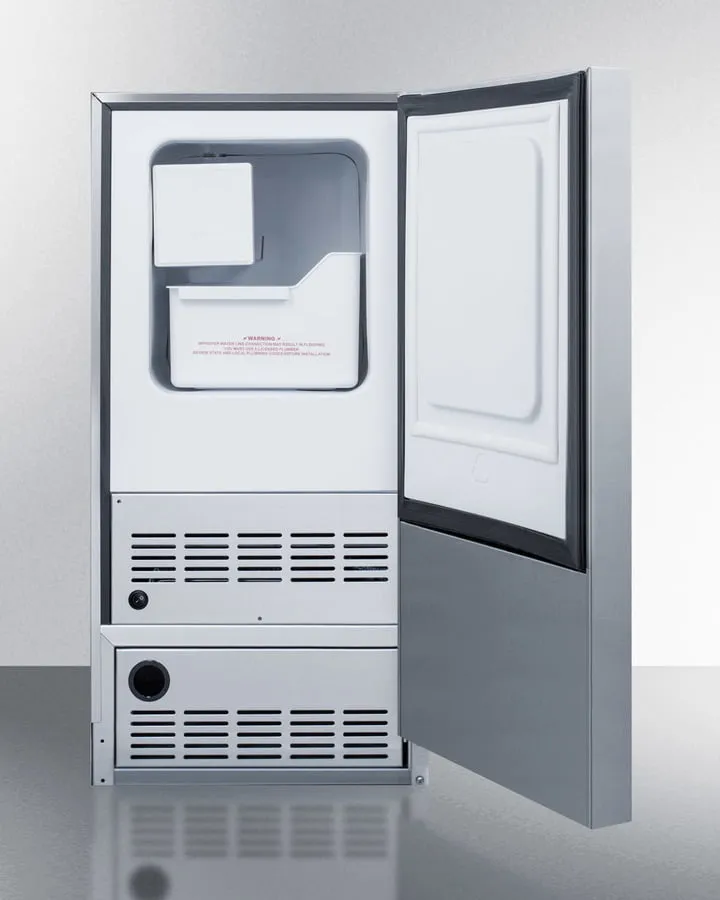 Summit BIM25H32 12 Lb. Drain-Free Icemaker, Ada Compliant