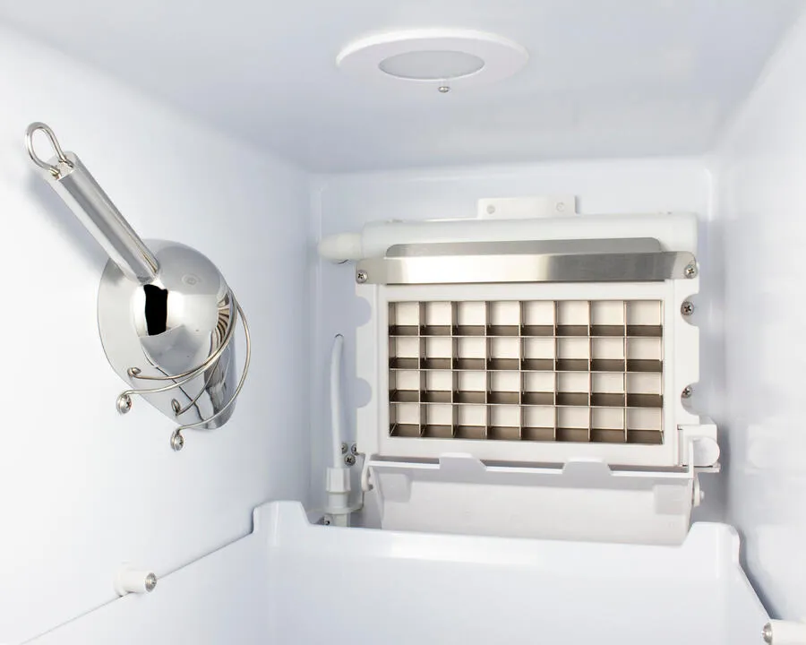 Summit BIM44GCSSADA 15" Wide 50 Lb. Ada Compliant Commercially Listed Clear Icemaker With Automatic Defrost, Internal Pump, And Complete Stainless Steel Exterior