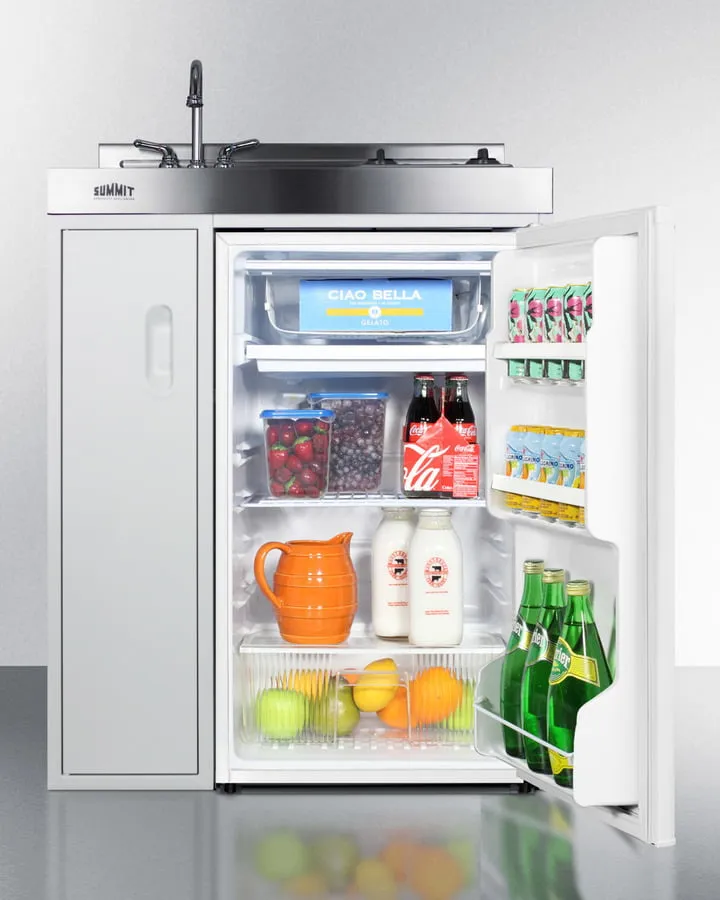 Summit C30ELAUTOGLASS 30" Wide All-In-One Kitchenette