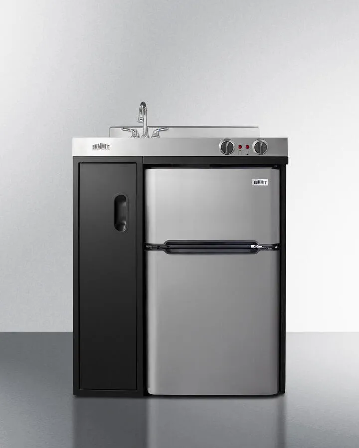 Summit C30ELBK 30" Wide All-In-One Kitchenette