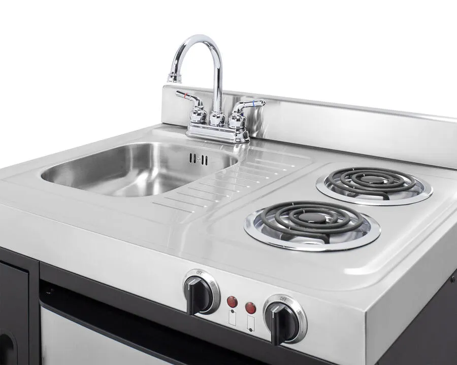 Summit C30ELBK 30" Wide All-In-One Kitchenette