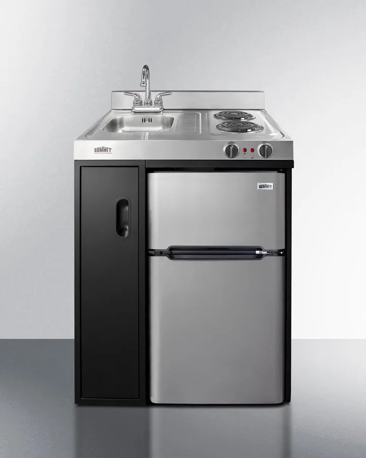 Summit C30ELBK 30" Wide All-In-One Kitchenette