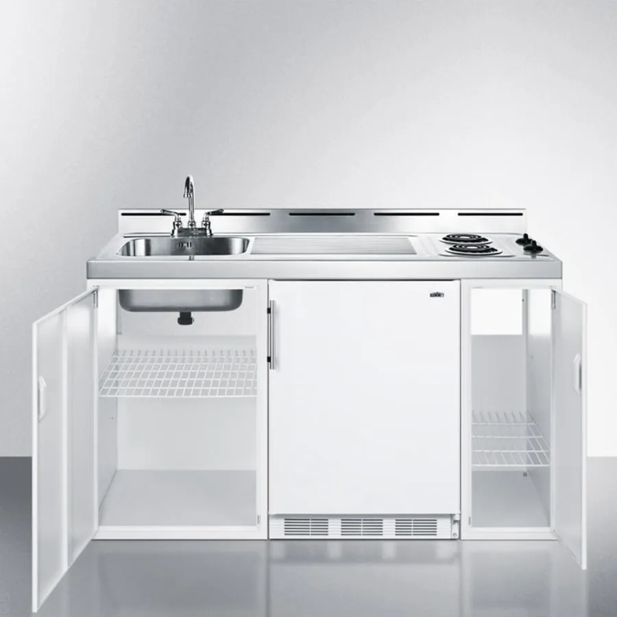 Summit C60EL 60" Wide All-In-One Kitchenette