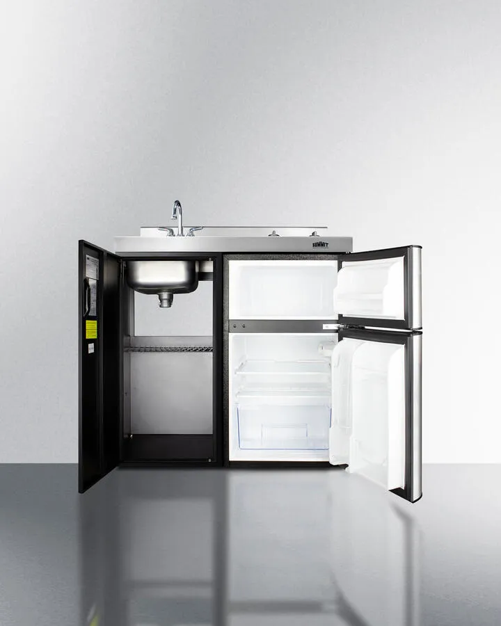 Summit CK36ELGLASS 36" Wide All-In-One Kitchenette