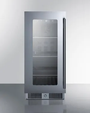 Summit CL156BVLHD 15" Wide Built-In Beverage Center