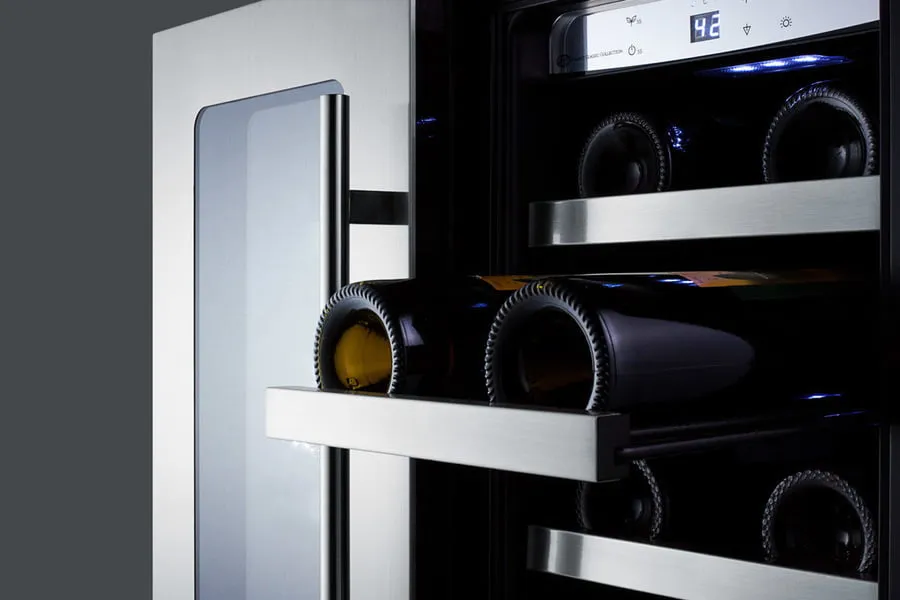 Summit CL242WBVCSS 24" Wide Built-In Wine/Beverage Center
