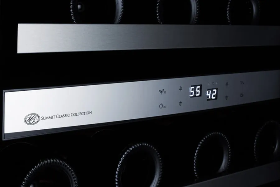 Summit CL24WC2CSS 24" Wide Built-In Wine Cellar