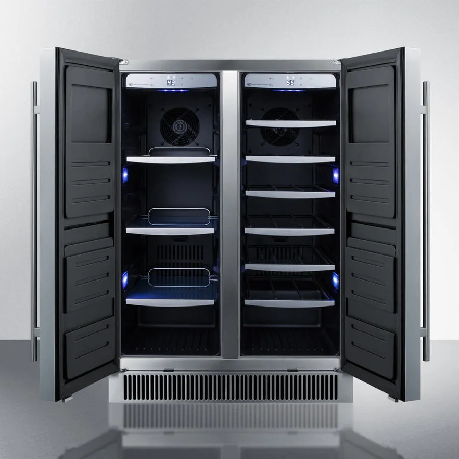 Summit CL64FDSS 24" Wide Built-In Wine/Beverage Center