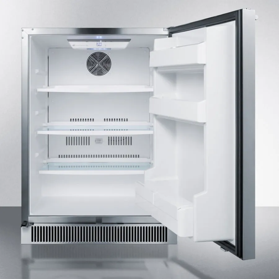 Summit CL68ROS 24" Wide Built-In Outdoor All-Refrigerator