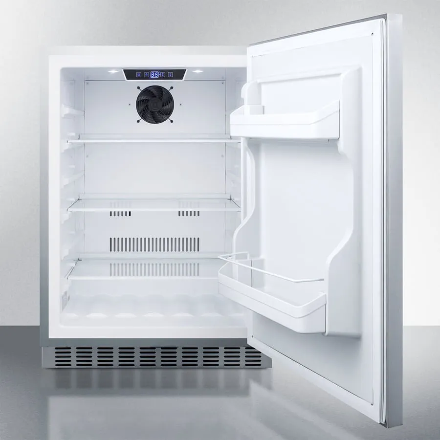 Summit CL69ROSW 24" Wide Built-In Outdoor All-Refrigerator