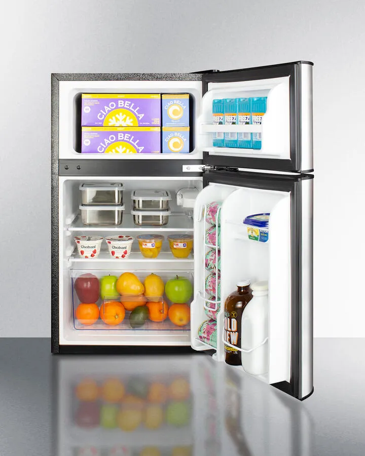 Summit CP34BSS 19" Wide 2-Door Refrigerator-Freezer