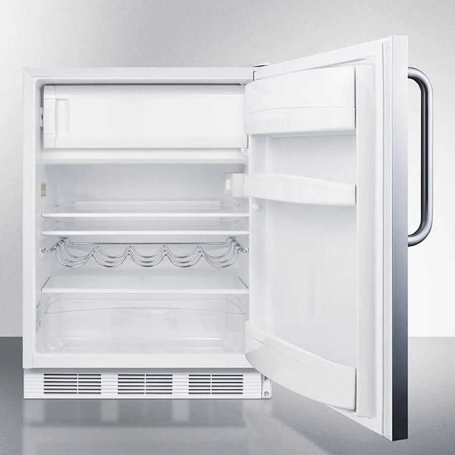 Summit CT661WCSS 24" Wide Built-In Refrigerator-Freezer