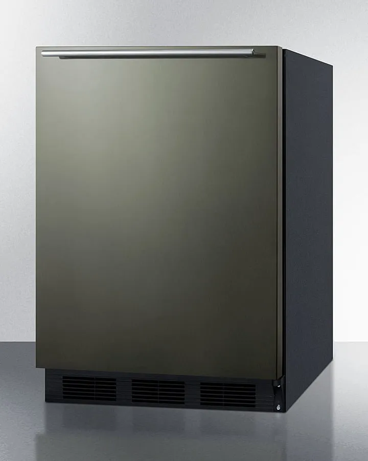 Summit CT663BKBIKSHH 24" Wide Built-In Refrigerator-Freezer