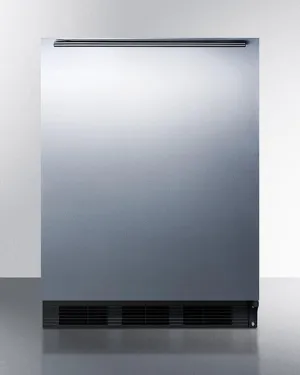 Summit CT663BKSSHHADA 24" Wide Refrigerator-Freezer, Ada Compliant