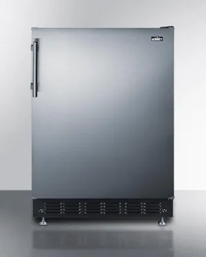 Summit CT66BK2SSRS 24" Wide Refrigerator-Freezer