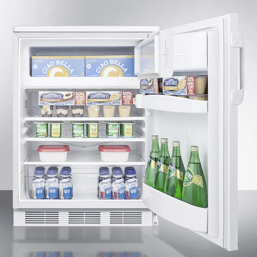 Summit CT66LW 24" Wide Refrigerator-Freezer