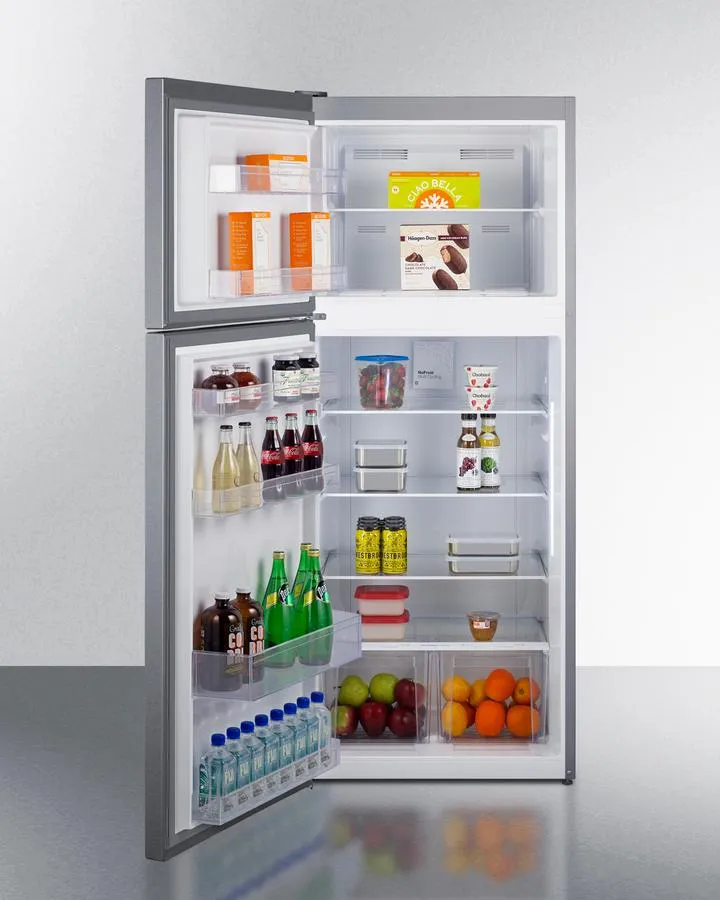 Summit CTR15SSLHD 28" Wide Top-Mount Refrigerator-Freezer