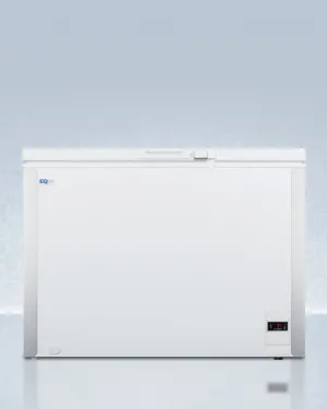 Summit EQFR71 Commercially Listed 8 Cu.Ft. Frost-Free Chest Refrigerator In White With Digital Thermostat For General Purpose Applications; Replaces Scfr70