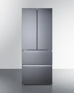 Summit FDRD152PL 27.5" Wide French Door Refrigerator-Freezer