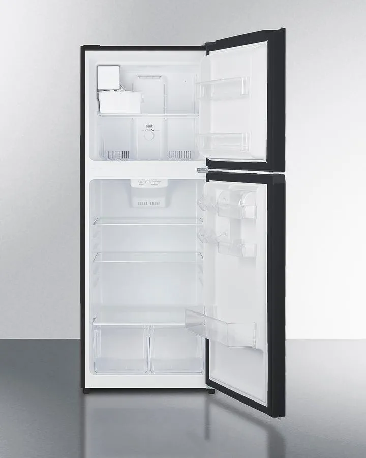 Summit FF1087BIM 24" Wide Top Mount Refrigerator-Freezer With Icemaker