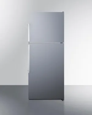 Summit FF1514SSIM 28" Wide Top Mount Refrigerator-Freezer With Icemaker