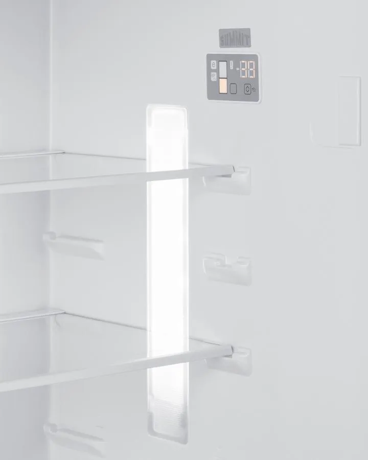 Summit FF1514SSIMLHD 28" Wide Top Mount Refrigerator-Freezer With Icemaker