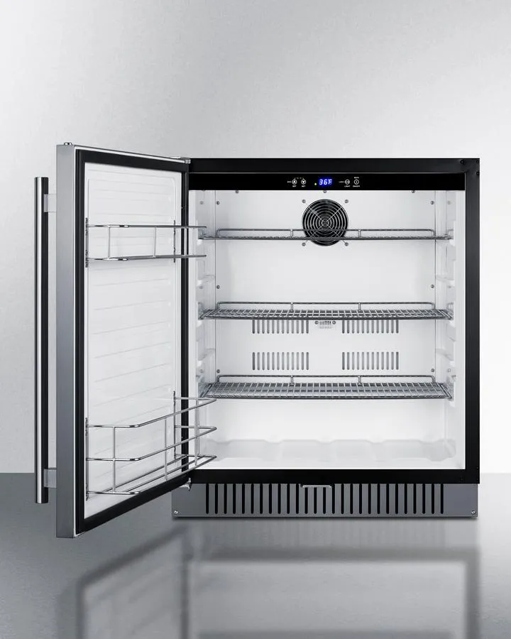 Summit FF27BSSADALHD 27" Wide Built-In All-Refrigerator, Ada Compliant