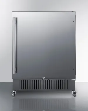 Summit FF27BSSCAS 27" Wide Mobile All-Refrigerator