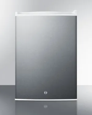 Summit FF31L7BISS Commercial Style Built-In Capable Compact All-Refrigerator In White With Digital Thermostat